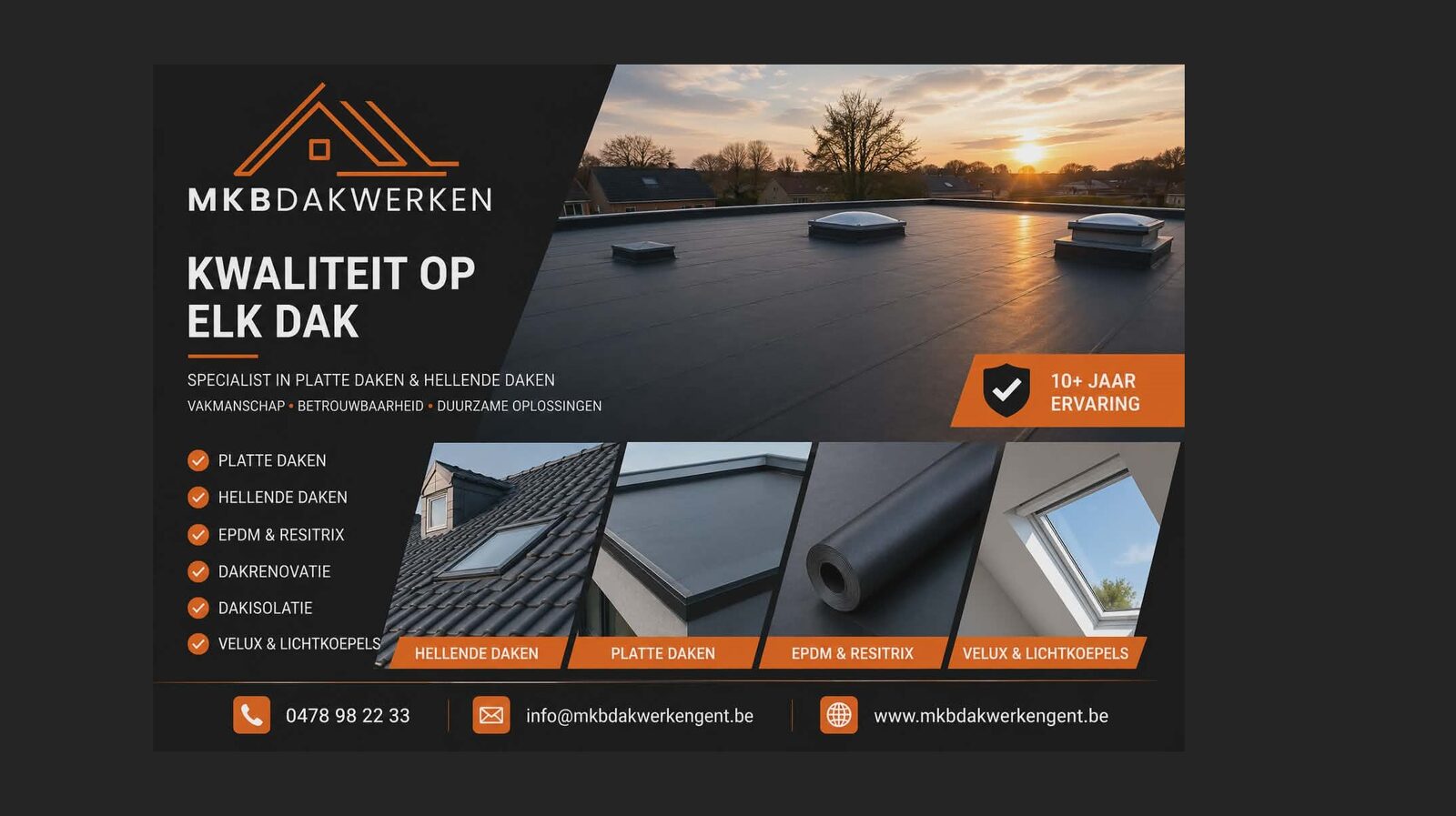 Dakwerken door MKB Dakwerken Sint-Niklaas – realisatie 32